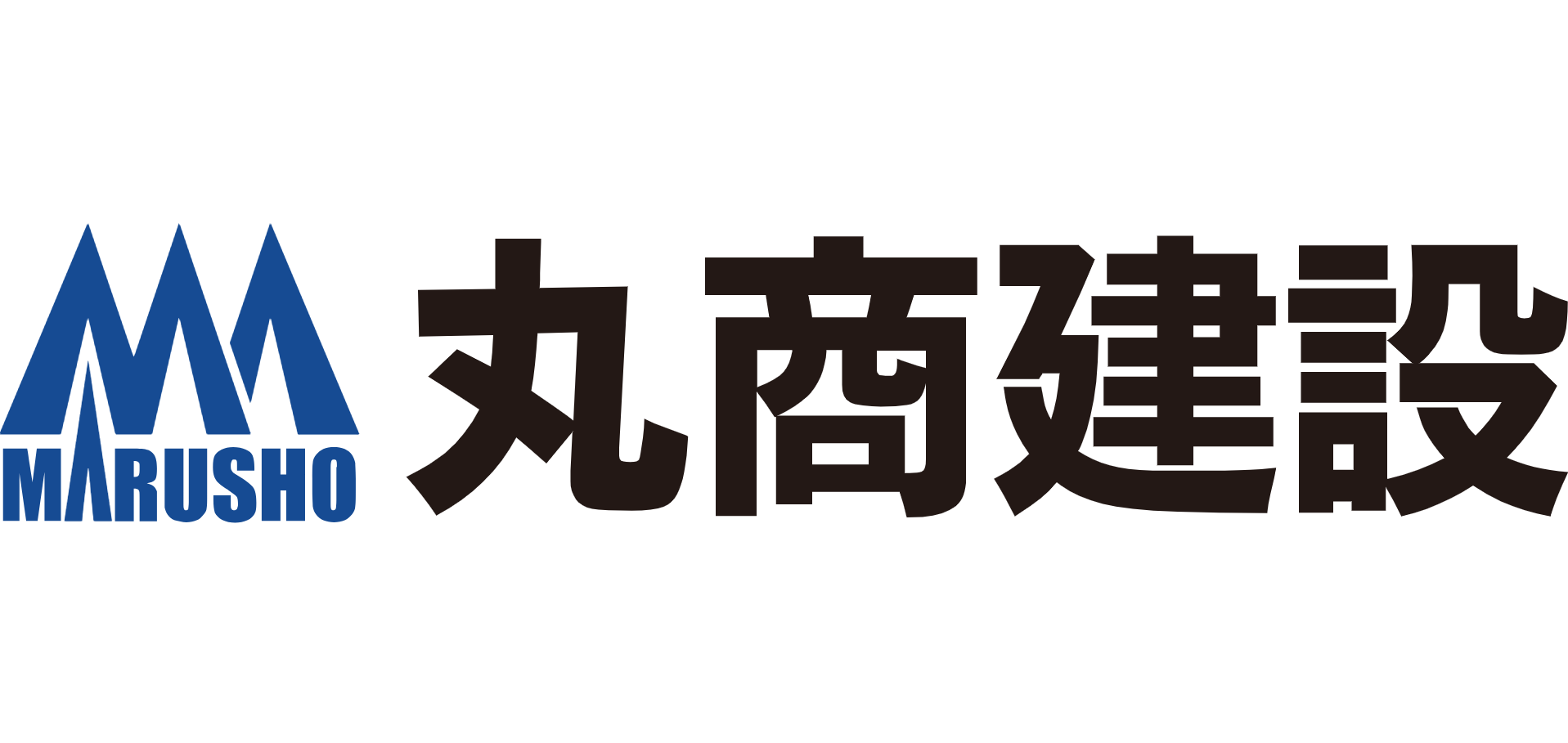 株式会社丸商建設さまのロゴ画像です。
